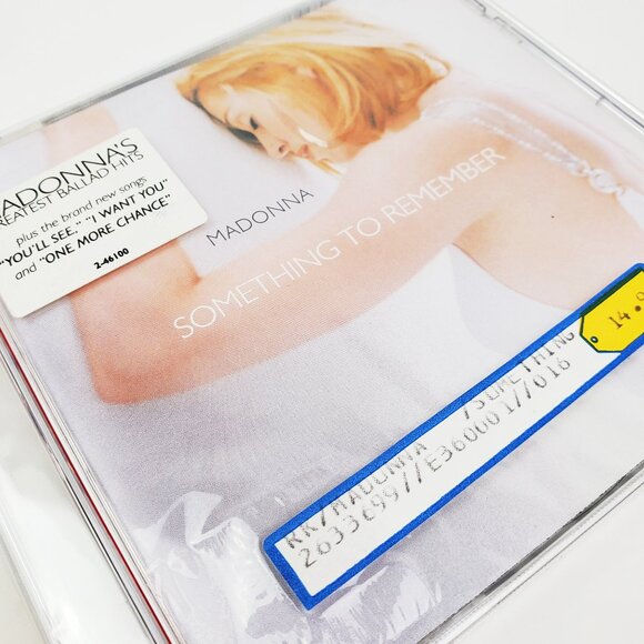 Madonna Something To Remember CD 1995 Clear Back Hype Retail Sticker Sealed - Picture 7 of 9